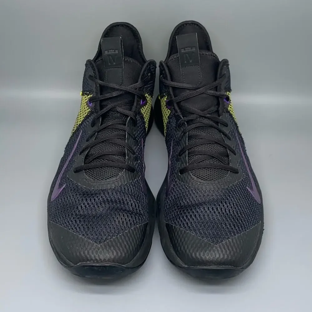 Nike LeBron‎ Witness 4 Black/Opti Yellow Basketball Shoes BV7427-004 Men's Sz13